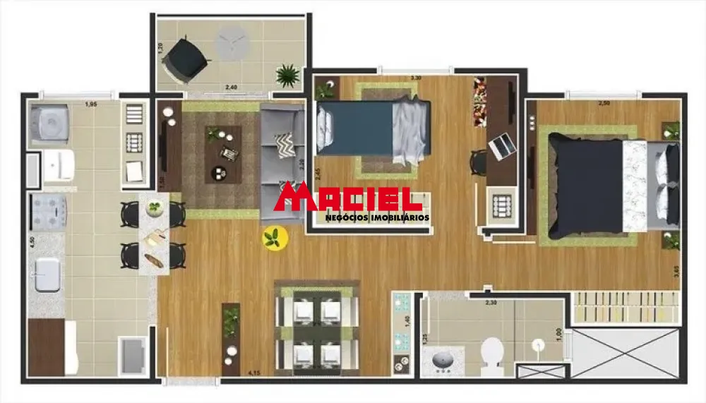 Comprar Apartamento / Padr&atilde;o em S&atilde;o Jos&eacute; dos Campos R$ 298.000,00 - Foto 13