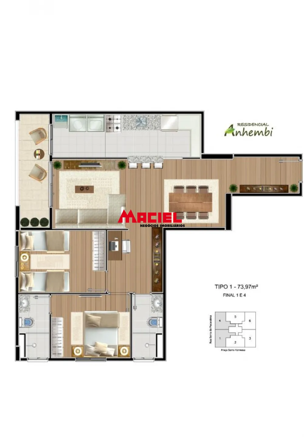 Alugar Apartamento / Padr&atilde;o em S&atilde;o Jos&eacute; dos Campos R$ 2.500,00 - Foto 7