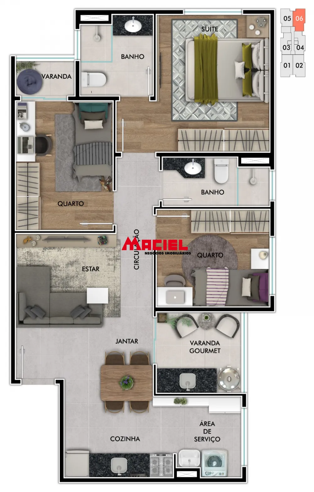 Comprar Apartamento / Padr&atilde;o em S&atilde;o Jos&eacute; dos Campos R$ 520.000,00 - Foto 12