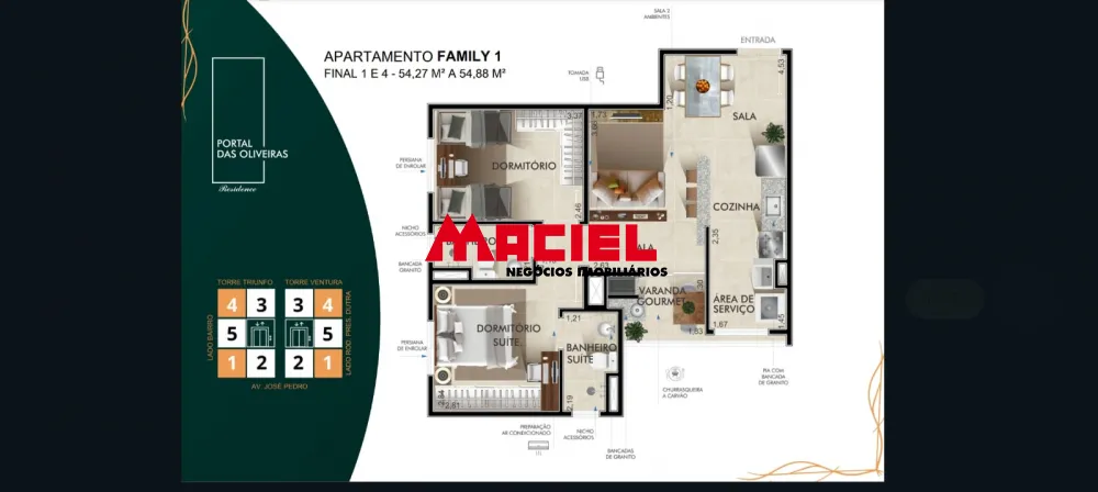 Comprar Apartamento / Padr&atilde;o em S&atilde;o Jos&eacute; dos Campos R$ 430.000,00 - Foto 4