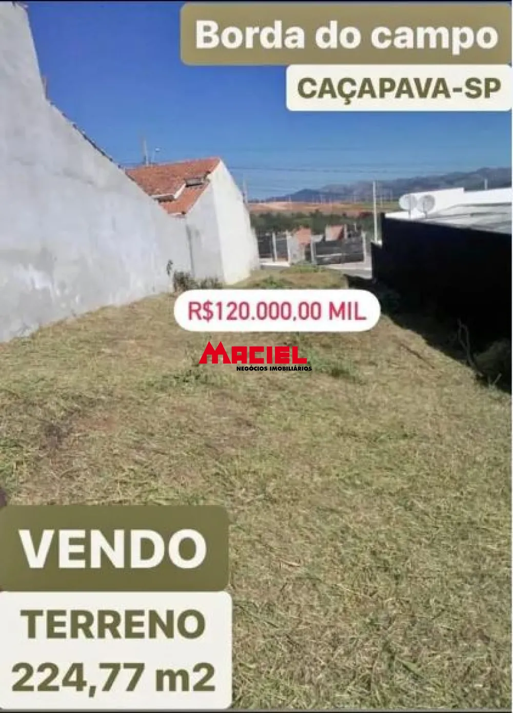 Comprar Terreno / Padr&atilde;o em Ca&ccedil;apava R$ 120.000,00 - Foto 2