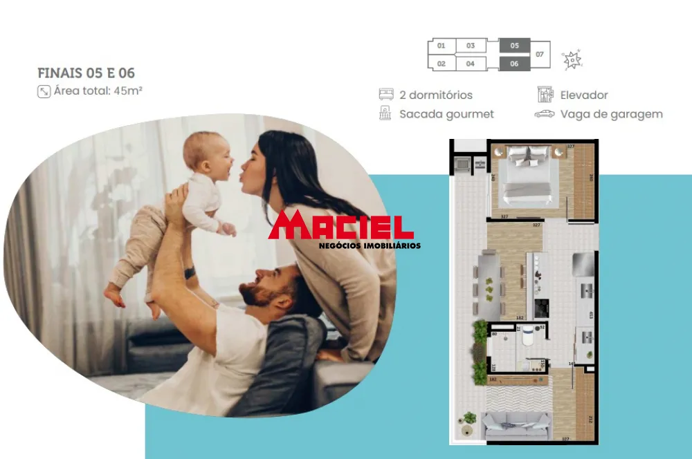 Comprar Apartamento / Padr&atilde;o em S&atilde;o Jos&eacute; dos Campos R$ 416.514,84 - Foto 12