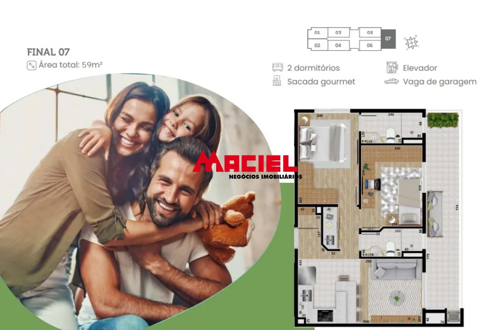 Comprar Apartamento / Padr&atilde;o em S&atilde;o Jos&eacute; dos Campos R$ 416.514,84 - Foto 13