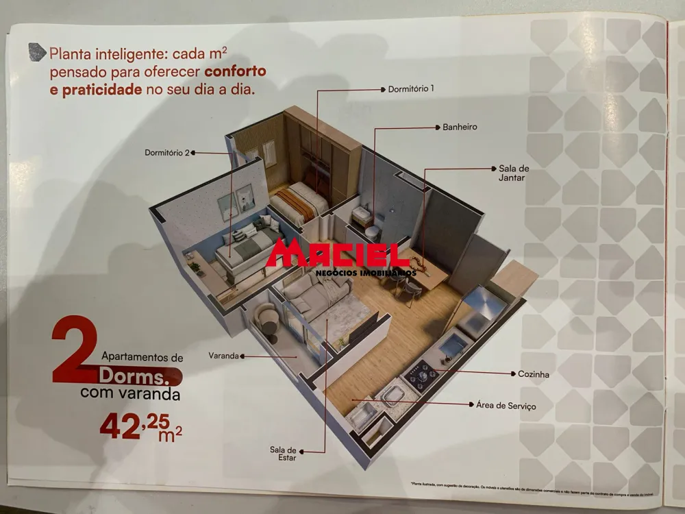 Comprar Apartamento / Padr&atilde;o em S&atilde;o Jos&eacute; dos Campos R$ 237.950,00 - Foto 6
