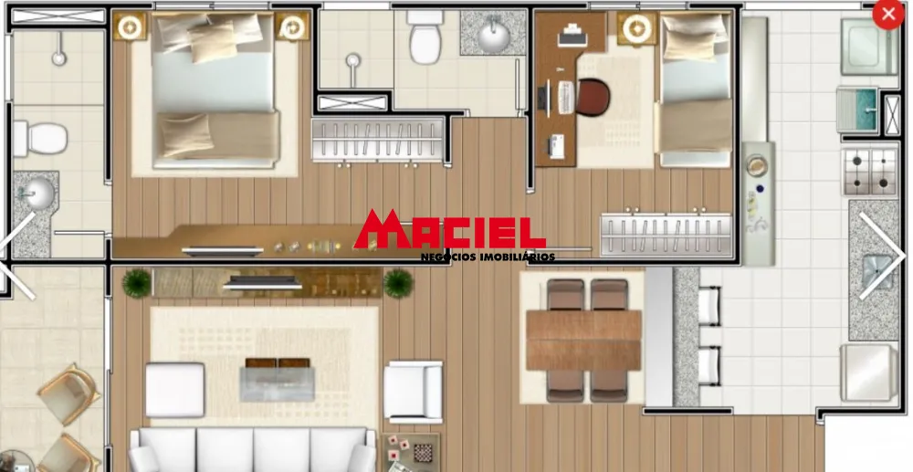 Comprar Apartamento / Padr&atilde;o em Jacare&iacute; R$ 390.000,00 - Foto 3