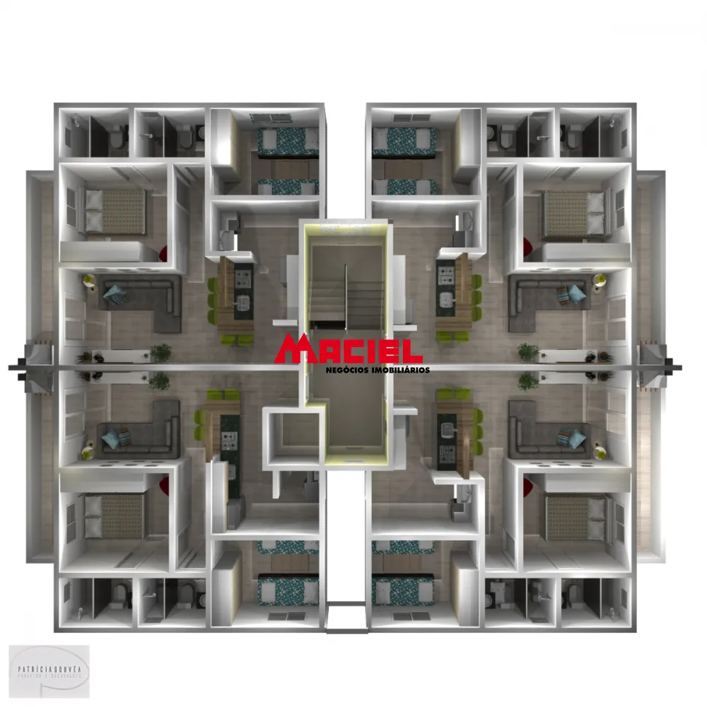 Alugar Apartamento / Padr&atilde;o em S&atilde;o Jos&eacute; dos Campos R$ 1.600,00 - Foto 21