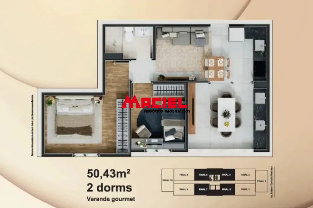 Comprar Apartamento / Padr&atilde;o em S&atilde;o Jos&eacute; dos Campos R$ 430.000,00 - Foto 10