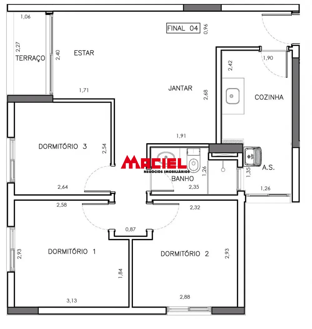 Comprar Apartamento / Padr&atilde;o em S&atilde;o Jos&eacute; dos Campos R$ 479.000,00 - Foto 5