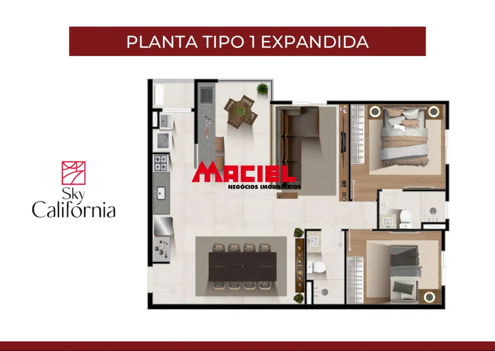 Comprar Apartamento / Padr&atilde;o em Jacare&iacute; R$ 587.000,00 - Foto 4