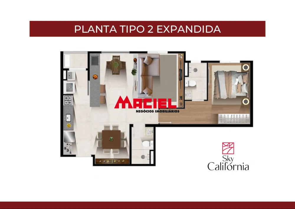 Comprar Apartamento / Padr&atilde;o em Jacare&iacute; R$ 587.000,00 - Foto 5