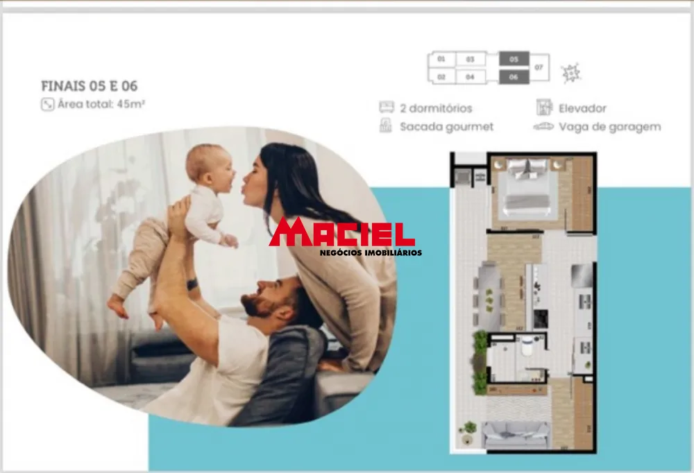 Comprar Apartamento / Padr&atilde;o em S&atilde;o Jos&eacute; dos Campos R$ 455.000,00 - Foto 3