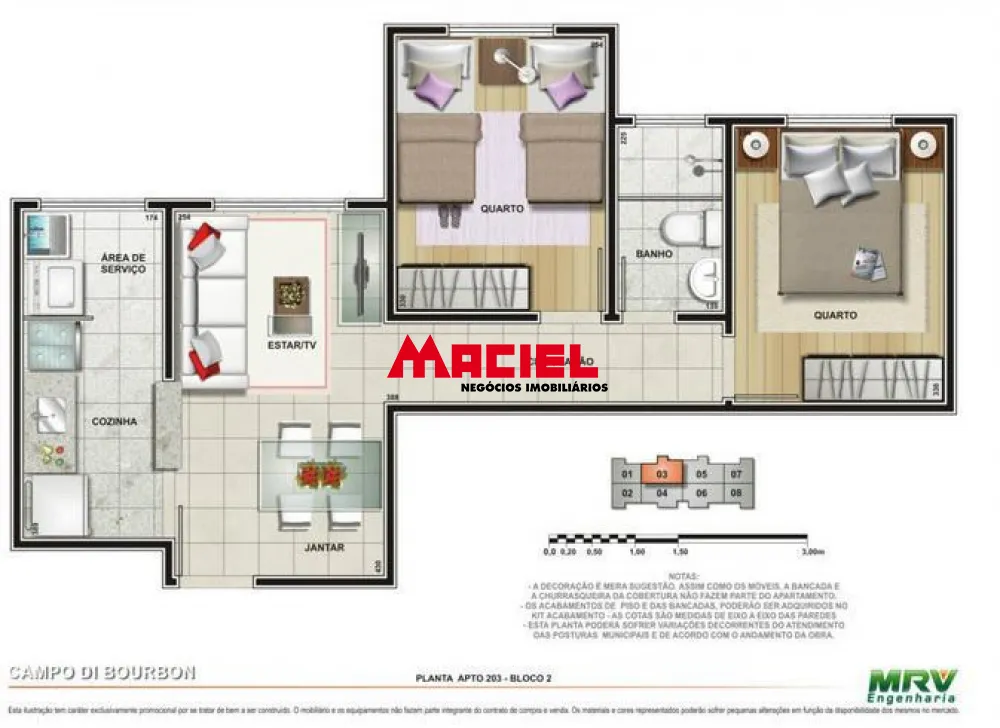 Comprar Apartamento / Padr&atilde;o em S&atilde;o Jos&eacute; dos Campos R$ 330.000,00 - Foto 6