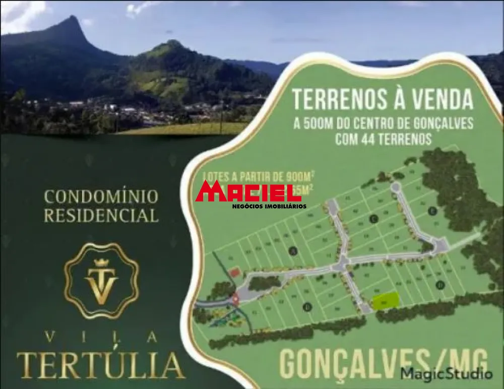 Comprar Terreno / Condom&iacute;nio em Gon&ccedil;alves R$ 320.000,00 - Foto 1