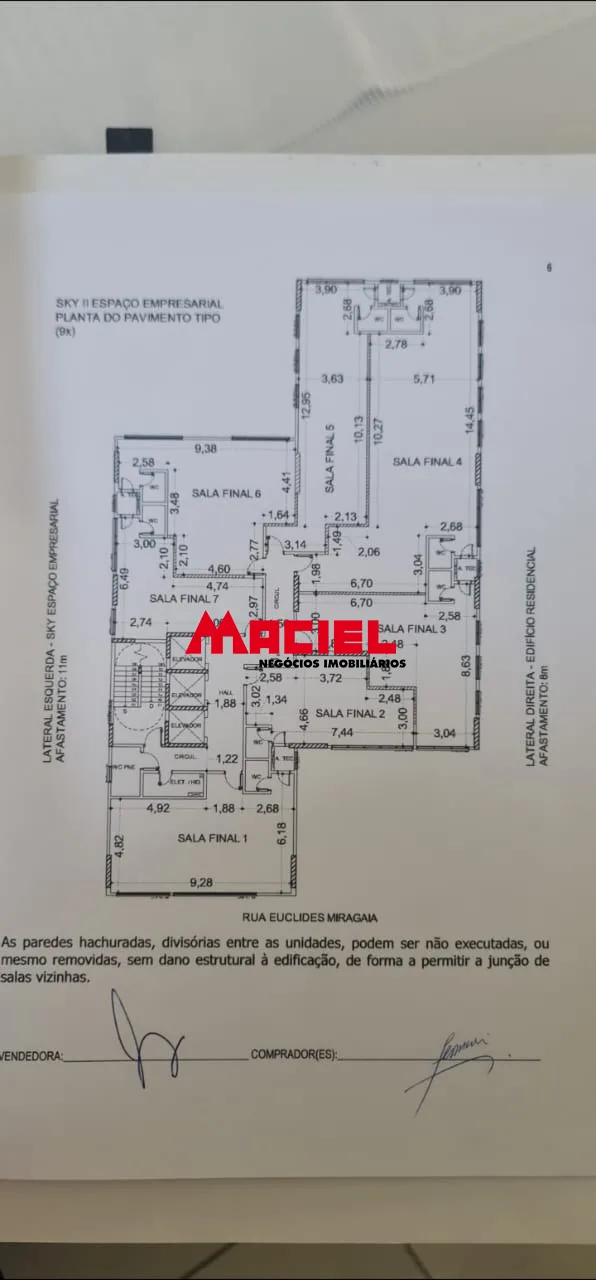 Comprar Comercial / Sala em Edif&iacute;cioCondom&iacute;nio em S&atilde;o Jos&eacute; dos Campos R$ 500.000,00 - Foto 2