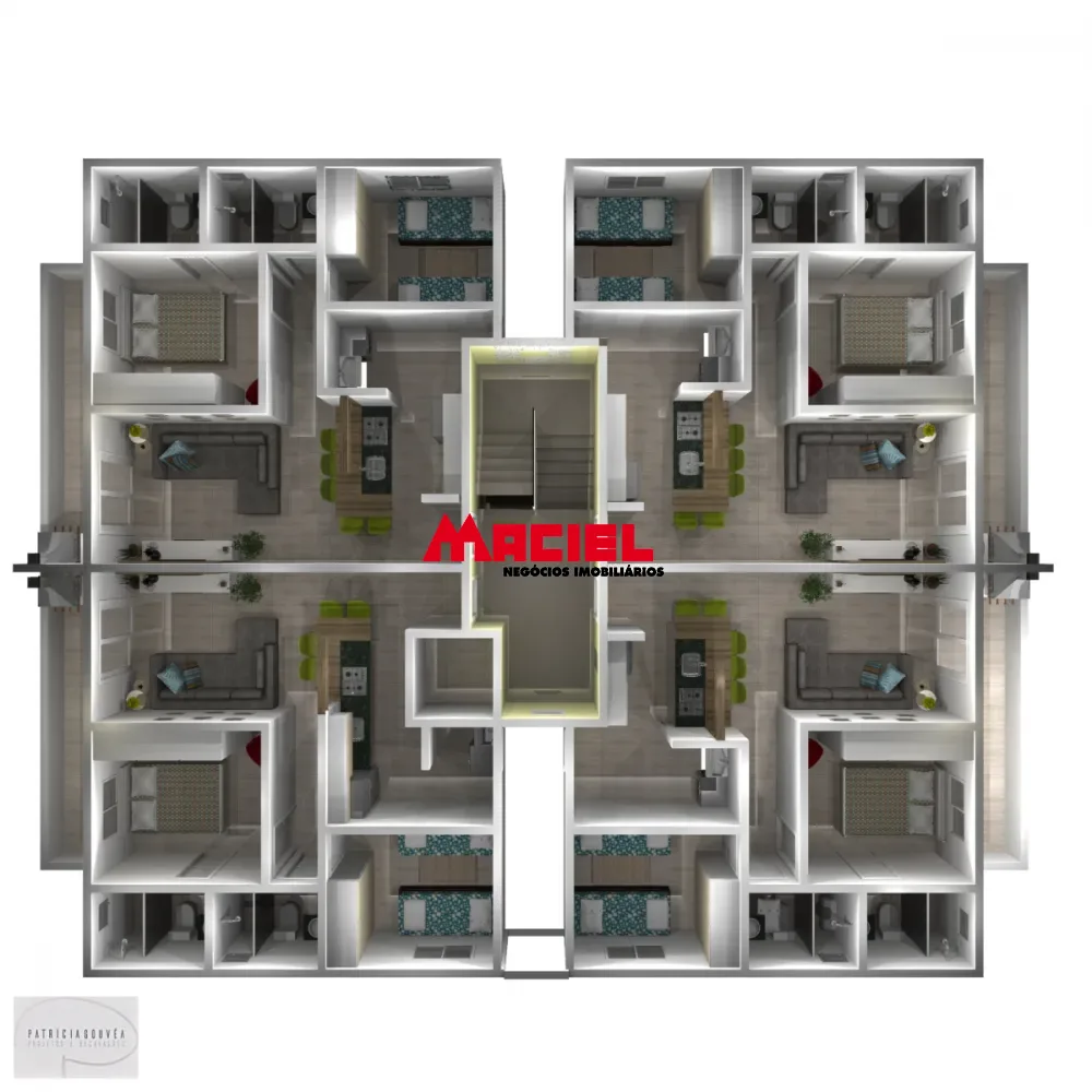 Alugar Apartamento / Padr&atilde;o em S&atilde;o Jos&eacute; dos Campos R$ 1.600,00 - Foto 19