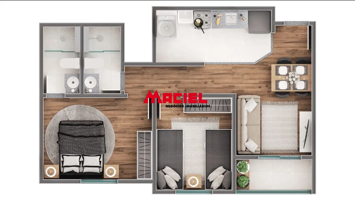 Comprar Apartamento / Padr&atilde;o em S&atilde;o Jos&eacute; dos Campos R$ 350.000,00 - Foto 9