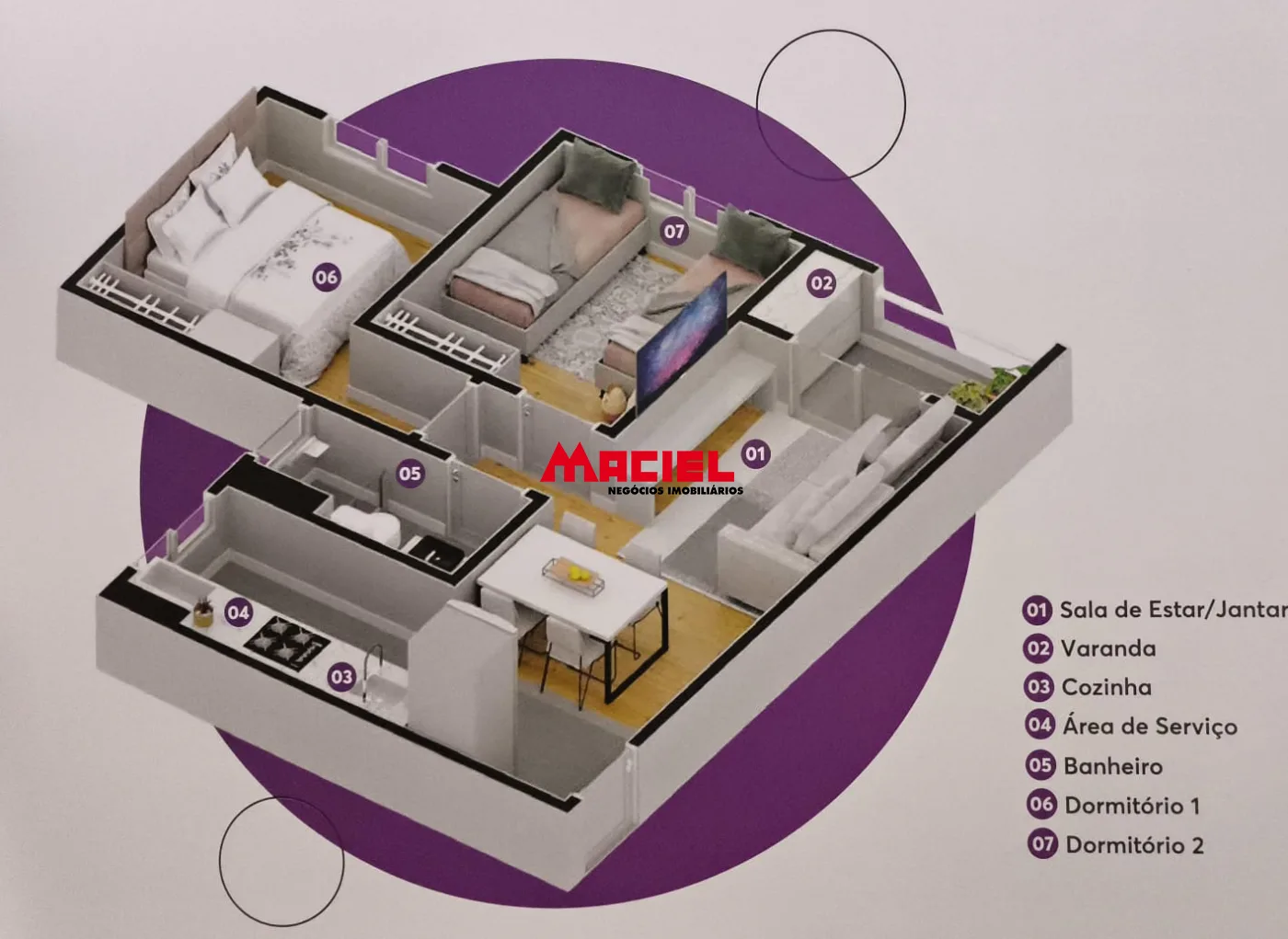 Comprar Apartamento / Padr&atilde;o em S&atilde;o Jos&eacute; dos Campos R$ 280.000,00 - Foto 9