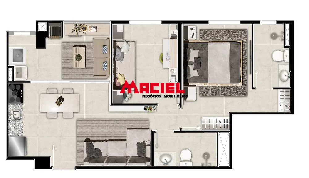 Comprar Apartamento / Padr&atilde;o em S&atilde;o Jos&eacute; dos Campos R$ 395.000,00 - Foto 11