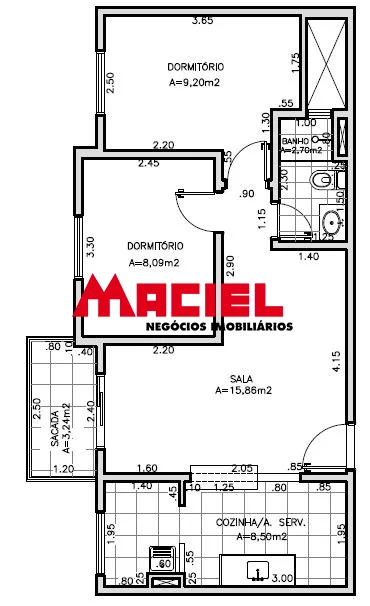 Comprar Apartamento / Padr&atilde;o em S&atilde;o Jos&eacute; dos Campos R$ 296.000,00 - Foto 25