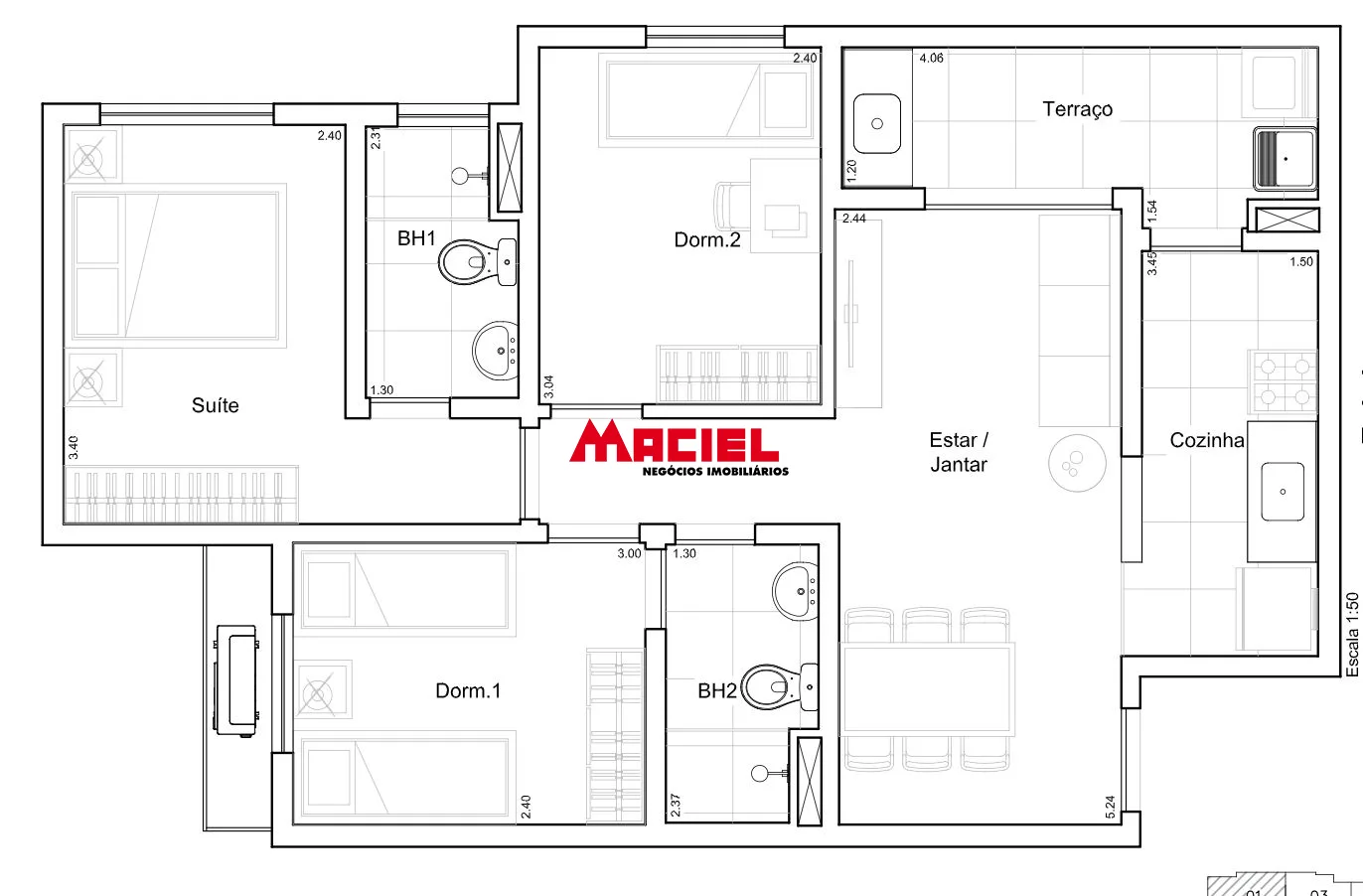 Comprar Apartamento / Padr&atilde;o em S&atilde;o Jos&eacute; dos Campos R$ 640.000,00 - Foto 1