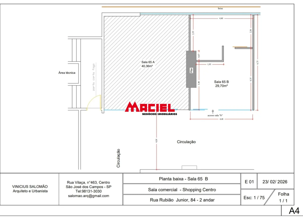 Alugar Comercial / Ponto Comercial em S&atilde;o Jos&eacute; dos Campos R$ 2.750,00 - Foto 10