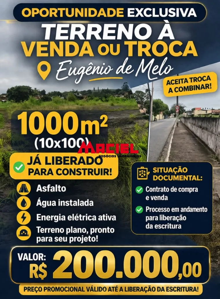 Comprar Terreno / Padr&atilde;o em S&atilde;o Jos&eacute; dos Campos R$ 200.000,00 - Foto 6