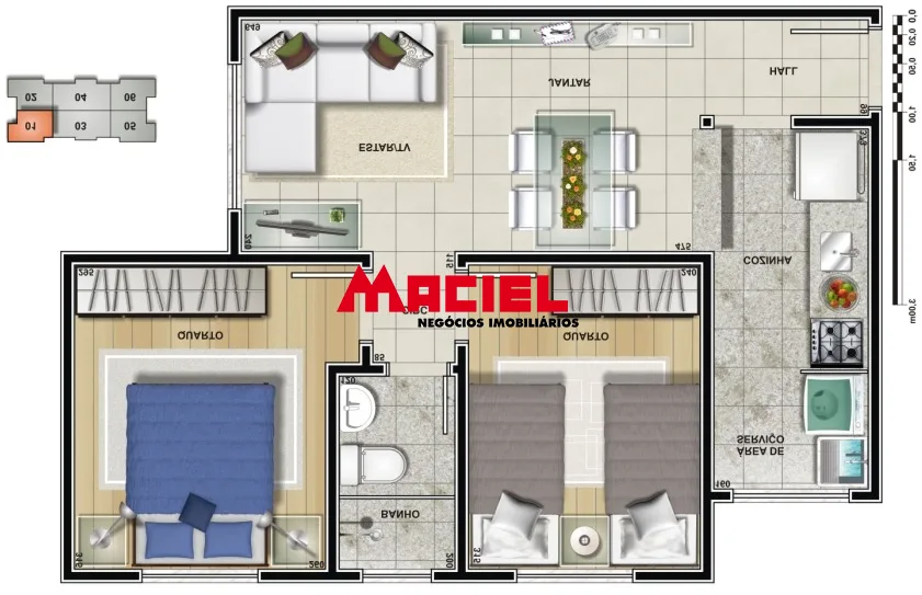 Comprar Apartamento / Padr&atilde;o em Jacare&iacute; R$ 250.000,00 - Foto 24