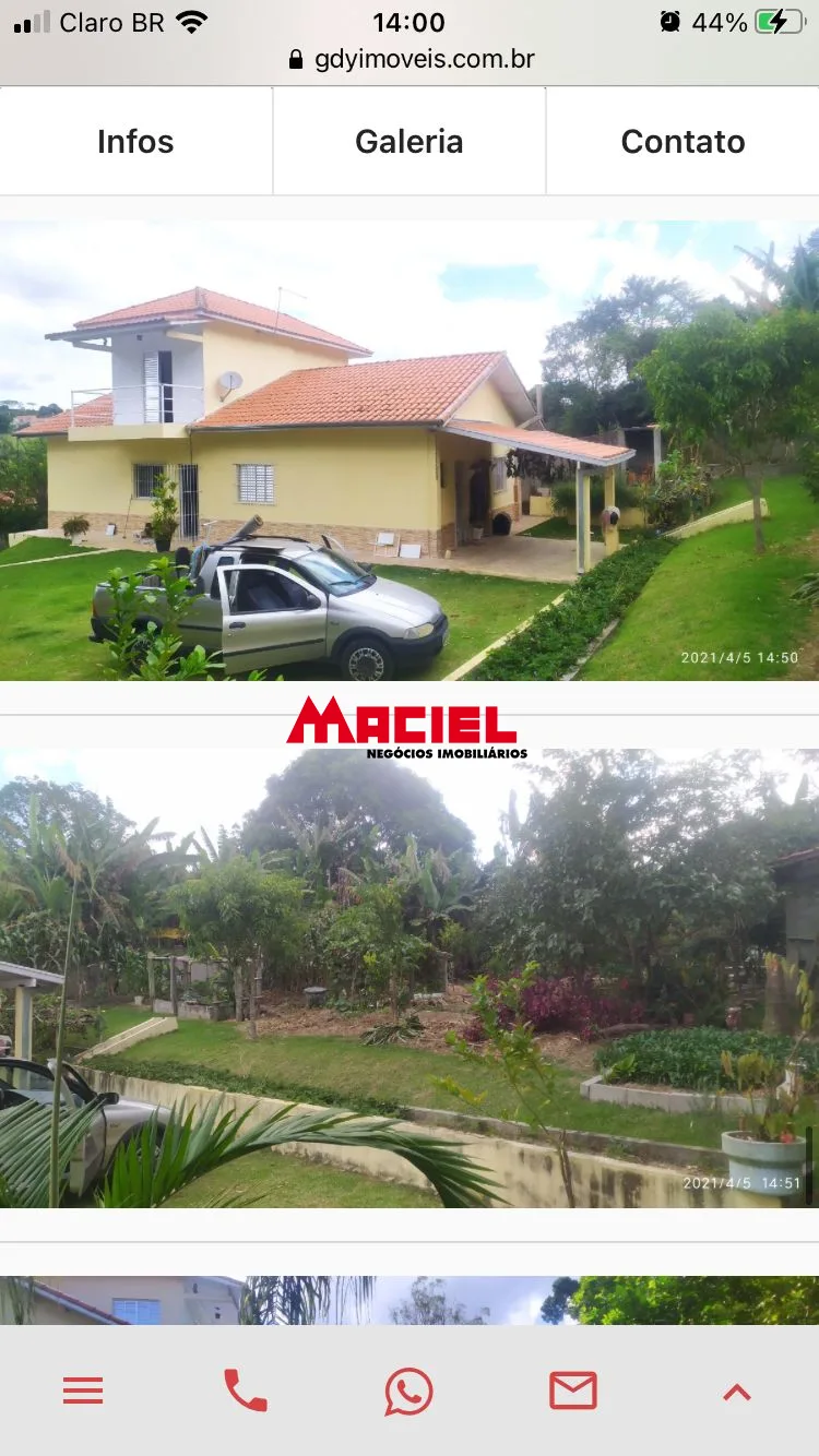 Comprar Rural / Fazenda, S&iacute;tio e Ch&aacute;cara em S&atilde;o Jos&eacute; dos Campos R$ 950.000,00 - Foto 1