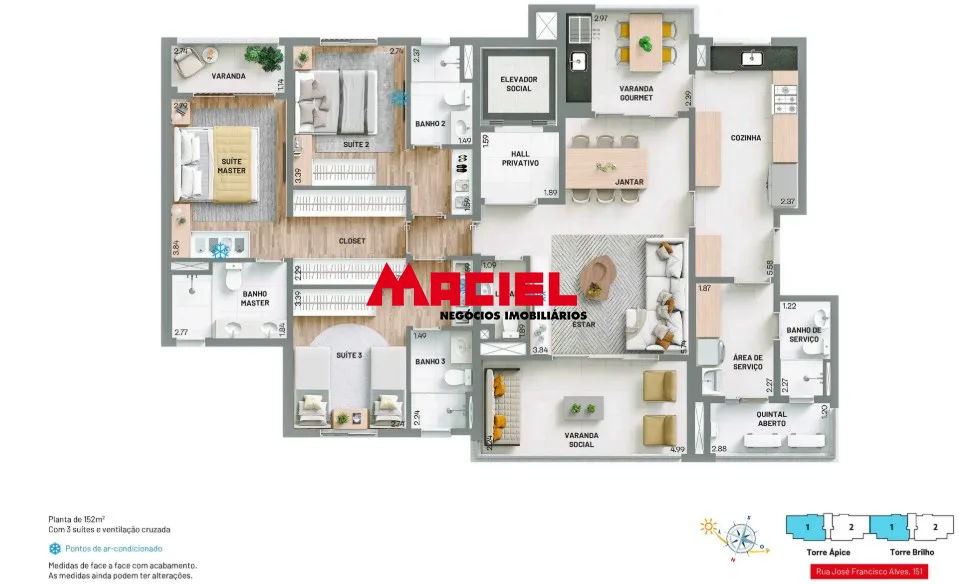 Comprar Apartamento / Padr&atilde;o em S&atilde;o Jos&eacute; dos Campos R$ 2.200.000,00 - Foto 62