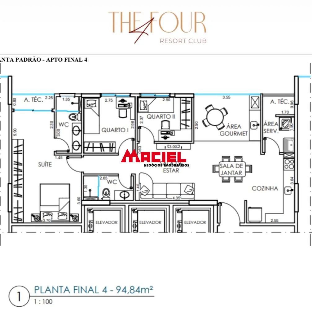 Comprar Apartamento / Padr&atilde;o em Jacare&iacute; R$ 1.050.000,00 - Foto 8