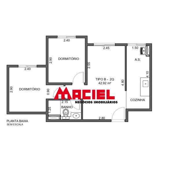Alugar Apartamento / Padr&atilde;o em S&atilde;o Jos&eacute; dos Campos R$ 1.400,00 - Foto 12