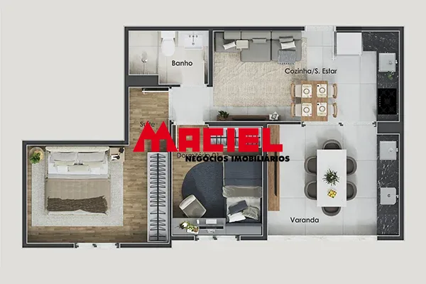 Comprar Apartamento / Padr&atilde;o em S&atilde;o Jos&eacute; dos Campos R$ 426.000,00 - Foto 21