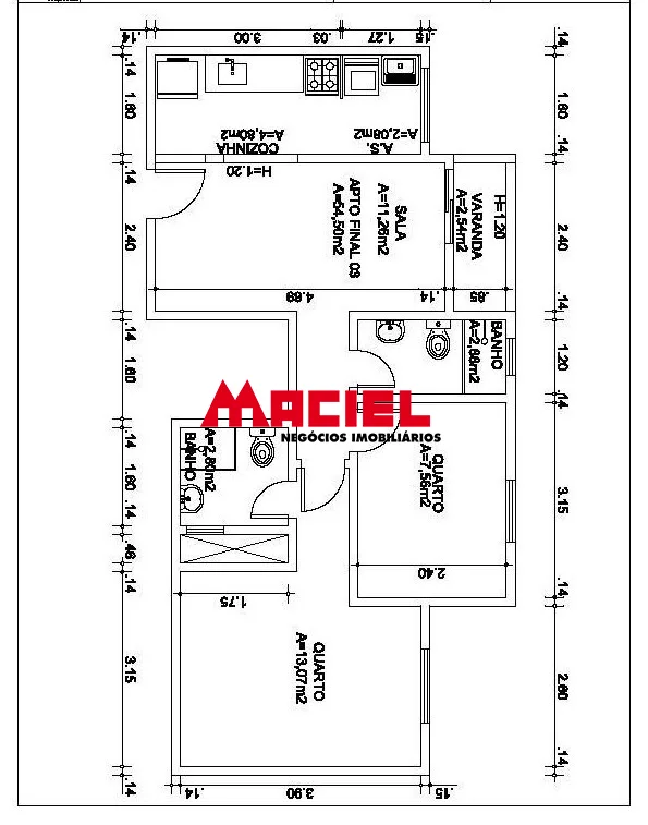 Comprar Apartamento / Padr&atilde;o em S&atilde;o Jos&eacute; dos Campos R$ 425.000,00 - Foto 18