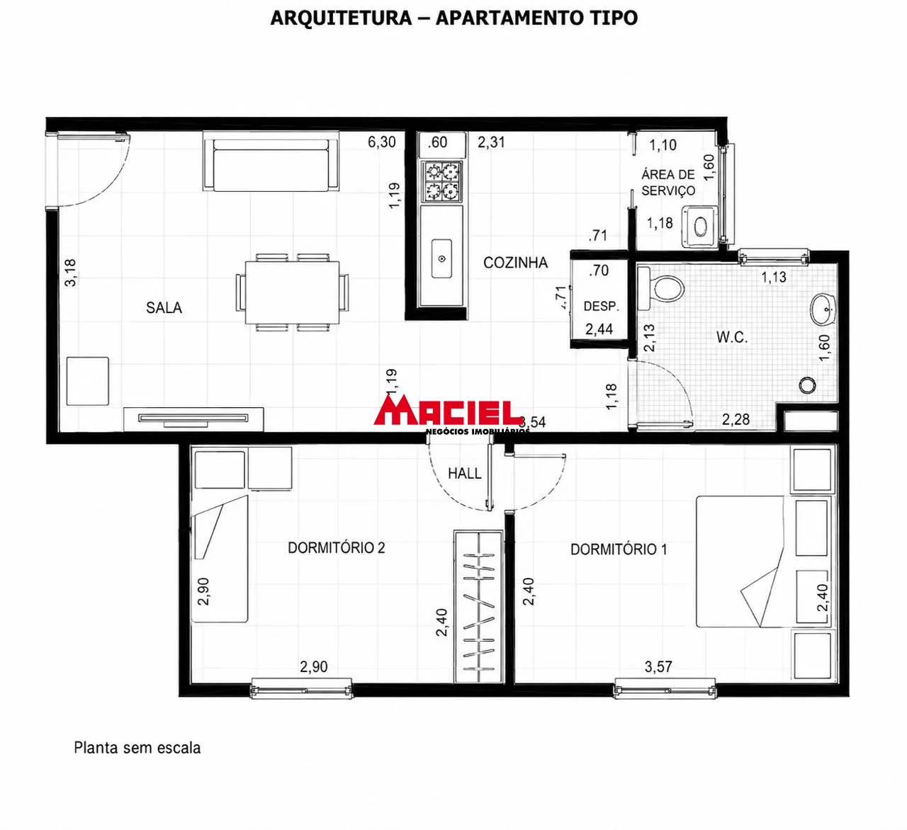 Comprar Apartamento / Padr&atilde;o em S&atilde;o Jos&eacute; dos Campos R$ 180.000,00 - Foto 6