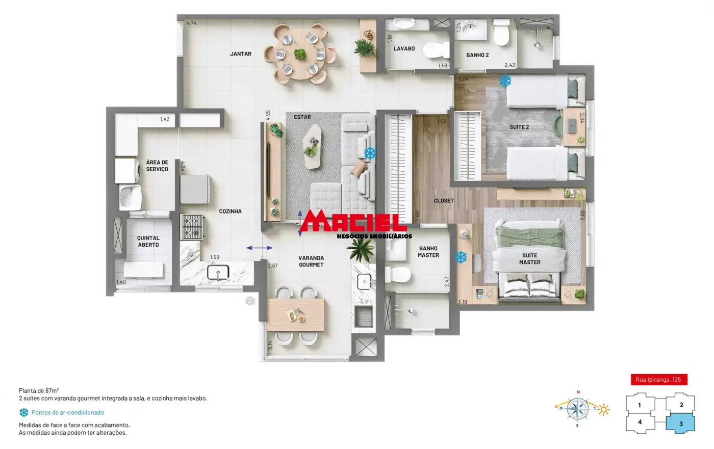 Comprar Apartamento / Padr&atilde;o em S&atilde;o Jos&eacute; dos Campos R$ 1.380.000,00 - Foto 30