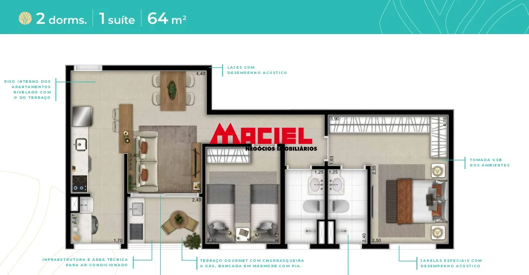 Comprar Apartamento / Padr&atilde;o em S&atilde;o Jos&eacute; dos Campos R$ 580.000,00 - Foto 18