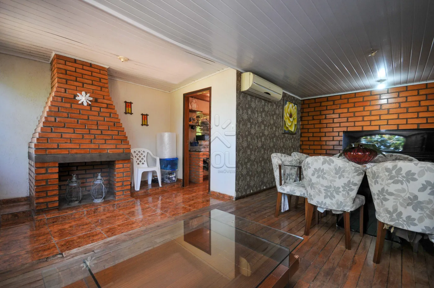 Terreno/casa de madeira à venda no Beverly Falls Park em Foz do Iguaçu/PR - 344,11m² | 3 quartos | Edícula com churrasqueira | Piscina