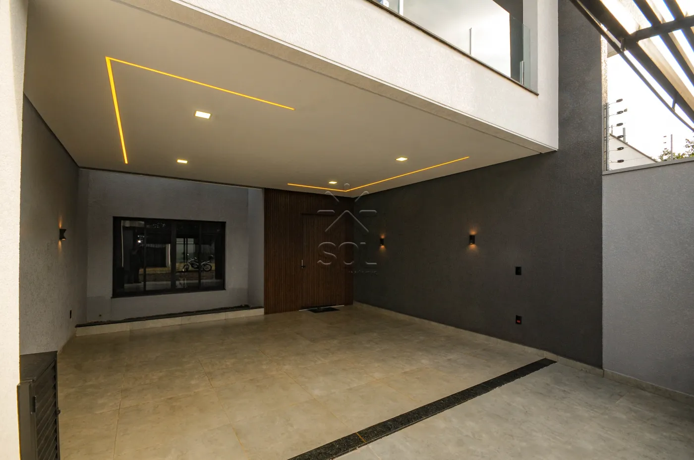 Sobrado novo de alto padrão à venda no Lancaster em Foz do Iguaçu/PR - 192m² | Mobiliado | 3 quartos | Área gourmet