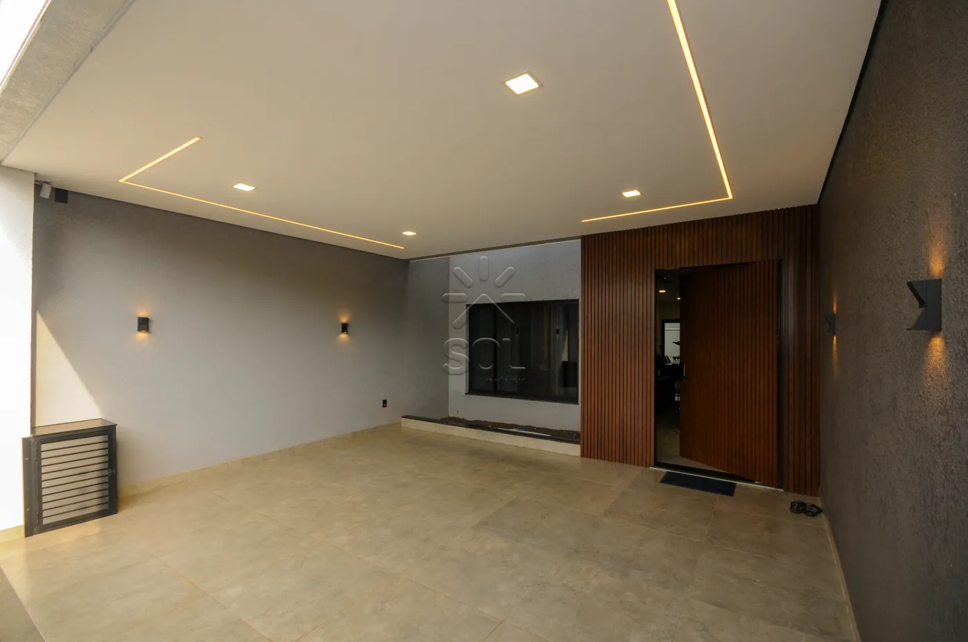 Sobrado novo de alto padrão à venda no Lancaster em Foz do Iguaçu/PR - 192m² | Mobiliado | 3 quartos | Área gourmet