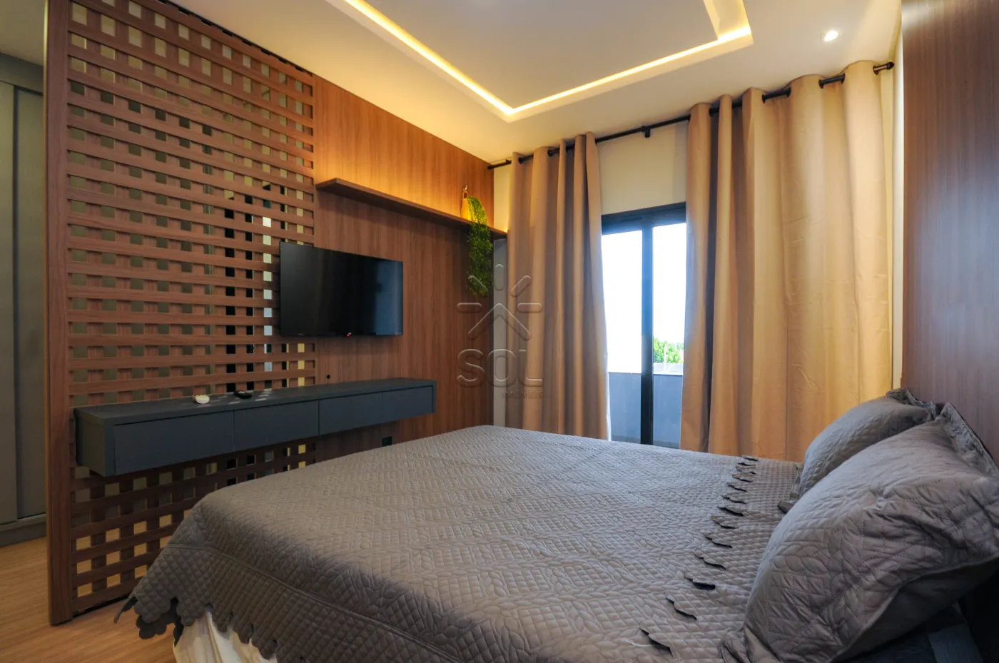 Sobrado novo de alto padrão à venda no Lancaster em Foz do Iguaçu/PR - 192m² | Mobiliado | 3 quartos | Área gourmet