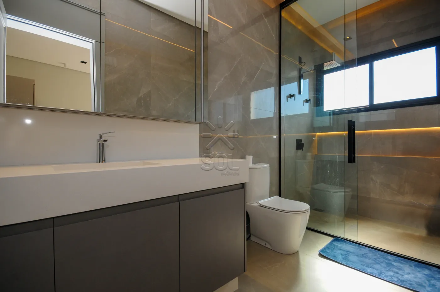 Sobrado semimobiliado e de alto padrão à venda no Condomínio Eco Bella Vista, em Foz do Iguaçu/PR - 485,15m² | 4 suítes