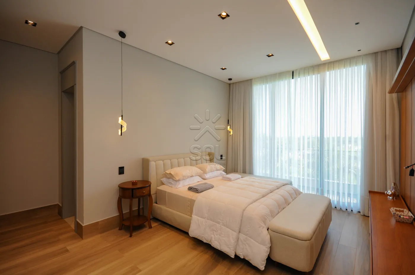 Sobrado semimobiliado e de alto padrão à venda no Condomínio Eco Bella Vista, em Foz do Iguaçu/PR - 485,15m² | 4 suítes