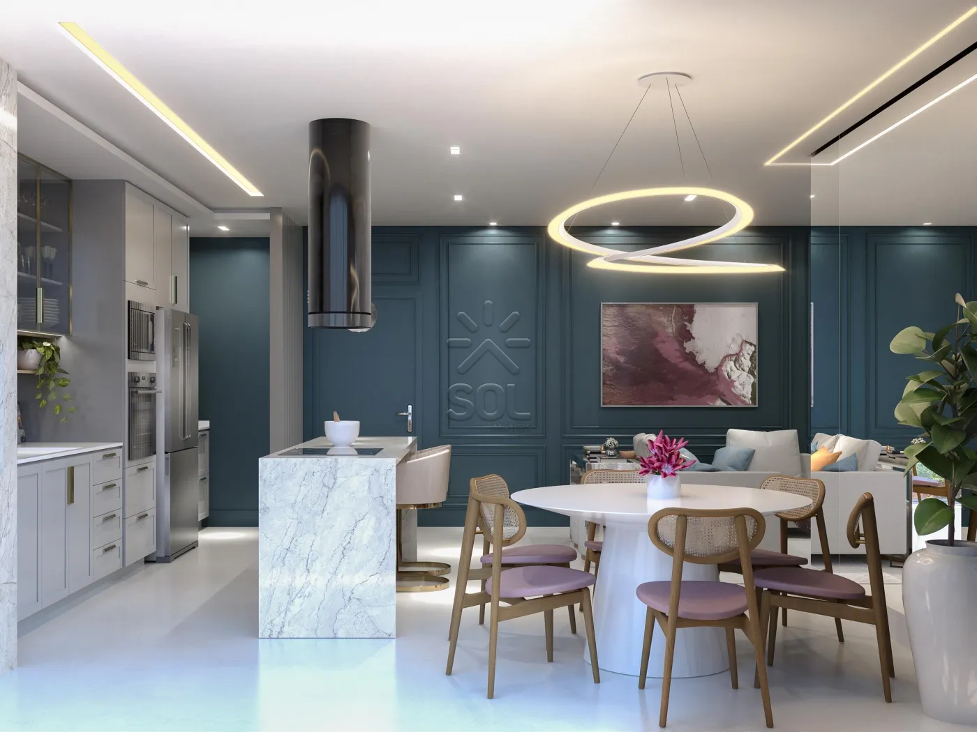 Apartamento novo à venda no Edifício Jardins em Foz do Iguaçu/PR - 91,95m², 3 quartos e 2 vagas de garagem
