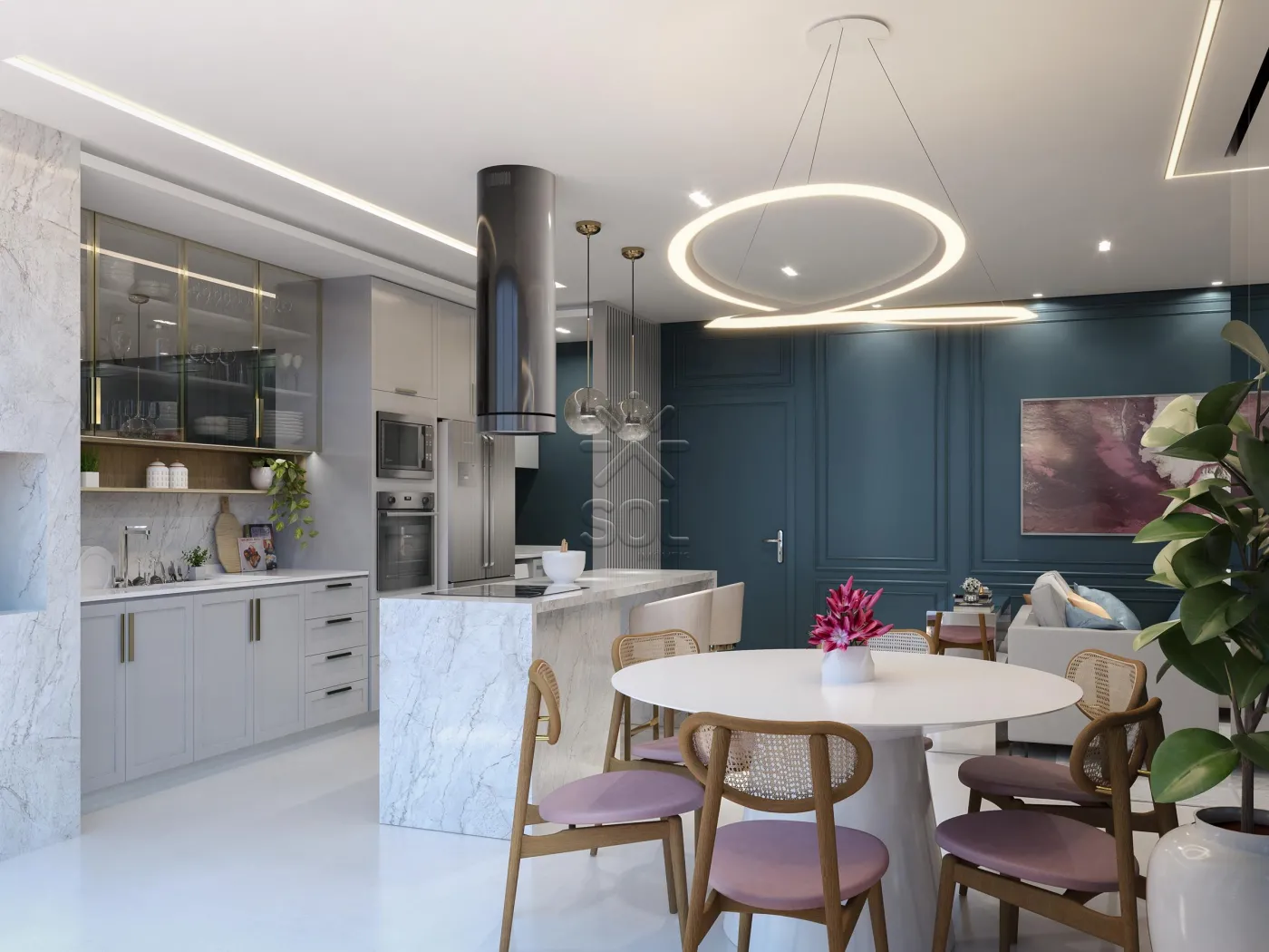 Apartamento novo à venda no Edifício Jardins em Foz do Iguaçu/PR - 91,95m², 3 quartos e 2 vagas de garagem