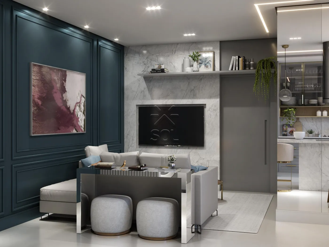 Apartamento novo à venda no Edifício Jardins em Foz do Iguaçu/PR - 91,95m², 3 quartos e 2 vagas de garagem
