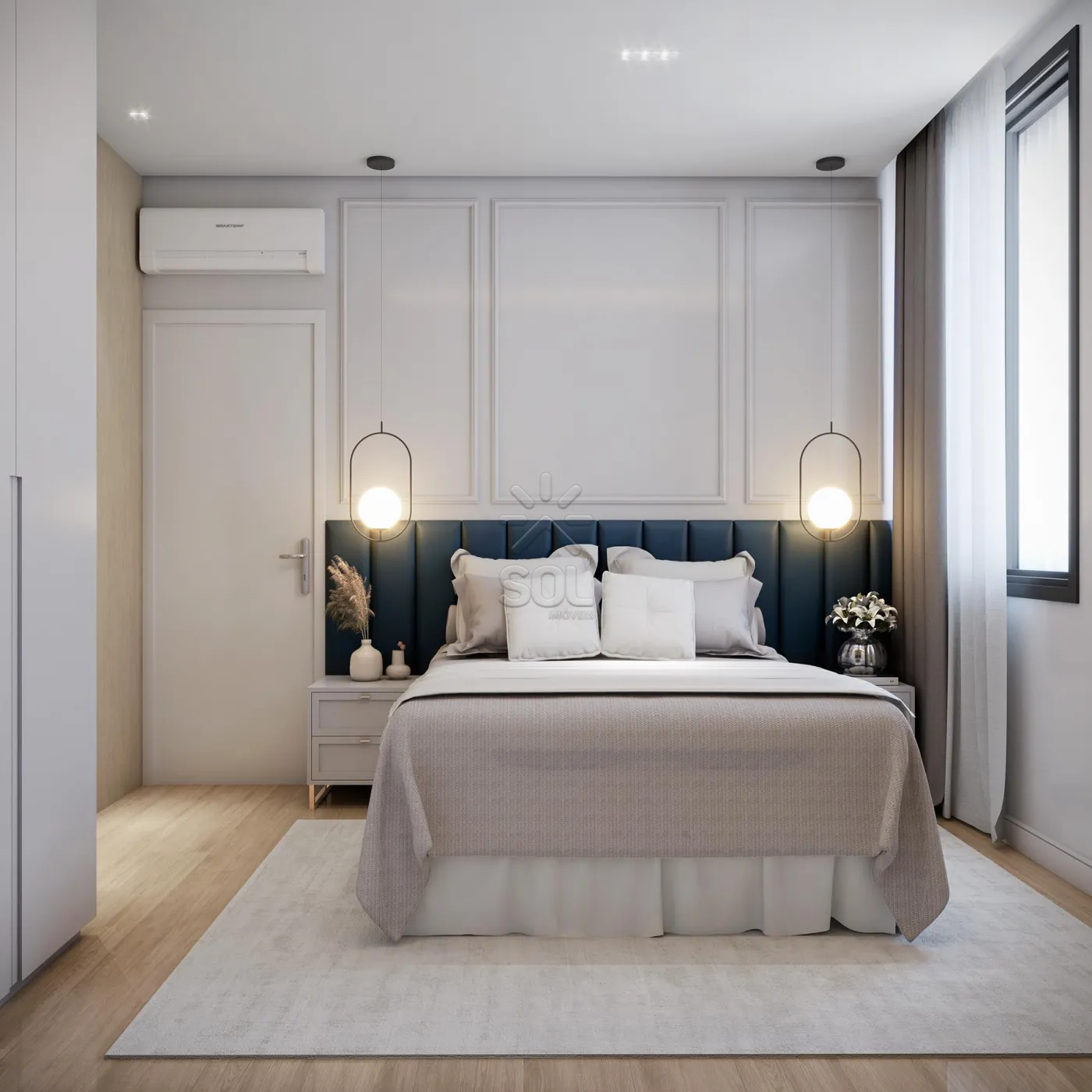 Apartamento novo à venda no Edifício Jardins em Foz do Iguaçu/PR - 91,95m², 3 quartos e 2 vagas de garagem