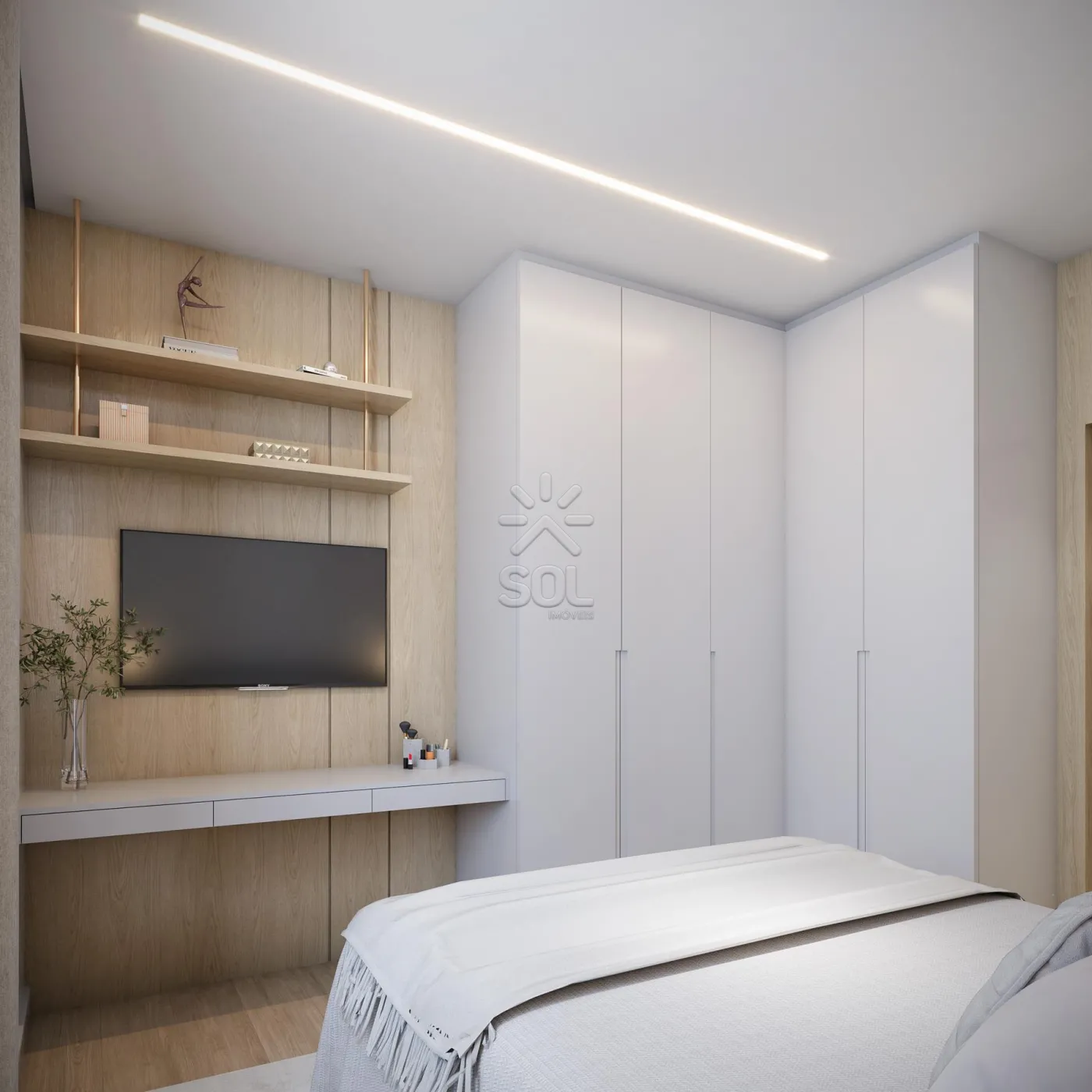 Apartamento novo à venda no Edifício Jardins em Foz do Iguaçu/PR - 91,95m², 3 quartos e 2 vagas de garagem