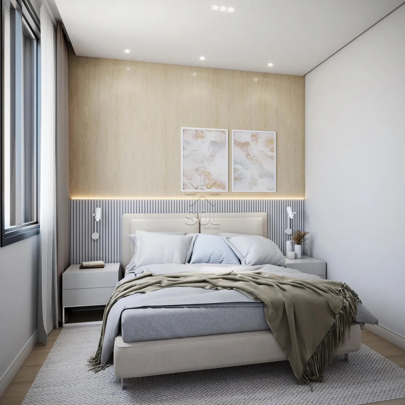 Apartamento novo à venda no Edifício Jardins em Foz do Iguaçu/PR - 91,95m², 3 quartos e 2 vagas de garagem