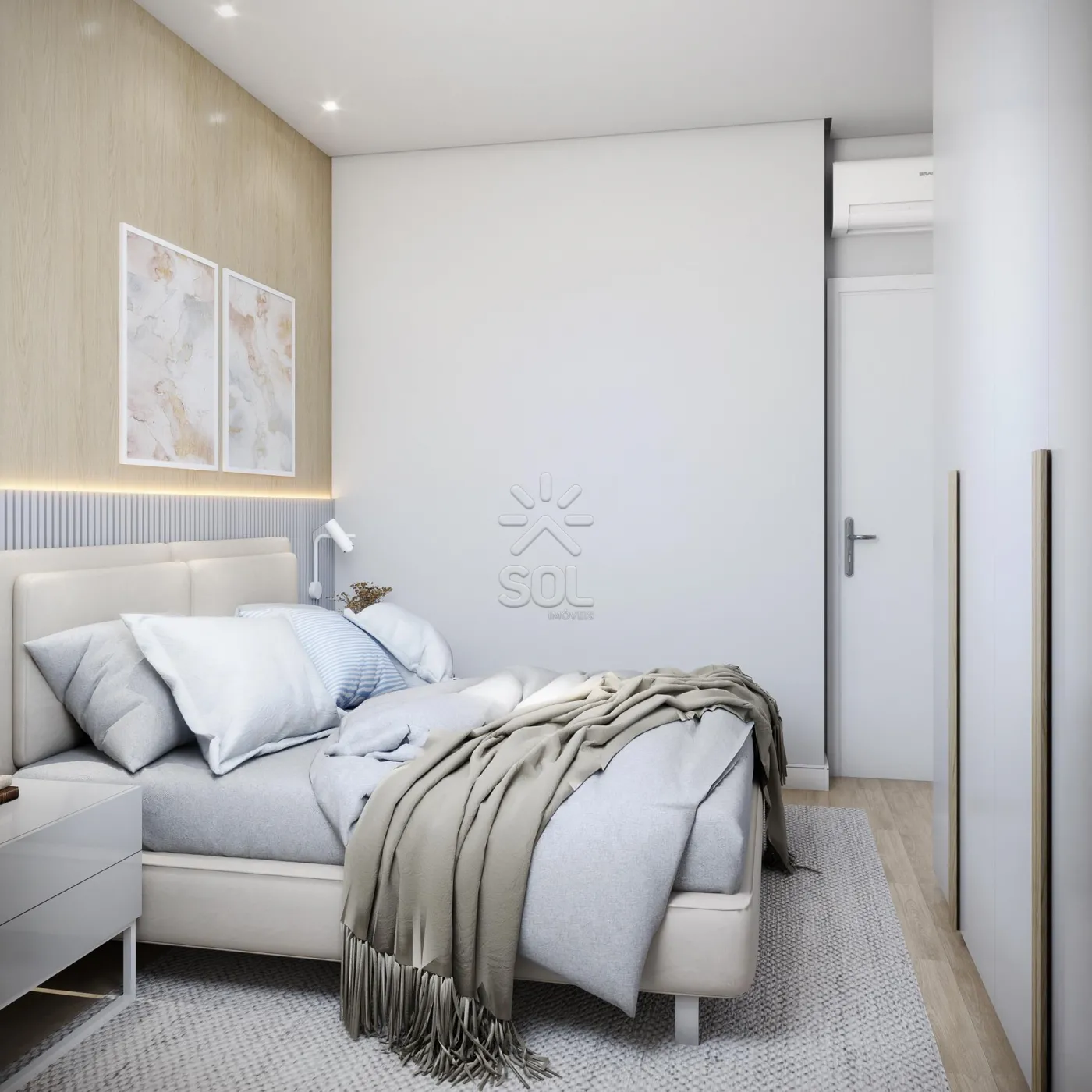 Apartamento novo à venda no Edifício Jardins em Foz do Iguaçu/PR - 91,95m², 3 quartos e 2 vagas de garagem