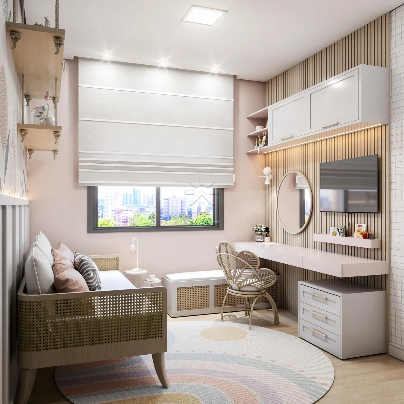 Apartamento novo à venda no Edifício Jardins em Foz do Iguaçu/PR - 91,95m², 3 quartos e 2 vagas de garagem